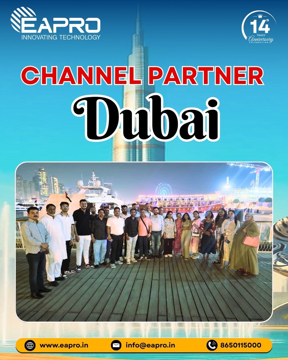 EaproGlobal's tweet image. We are proud to celebrate our growing global presence with our Channel Partner in Dubai! ✨

📍 Dubai | 🌐 eapro.in | 📧 info@eapro.in | 📞 8650115000

#EAPRO #Dubai #ChannelPartner #SolarEnergy #GlobalPresence #Innovation #CleanEnergy #Sustainability