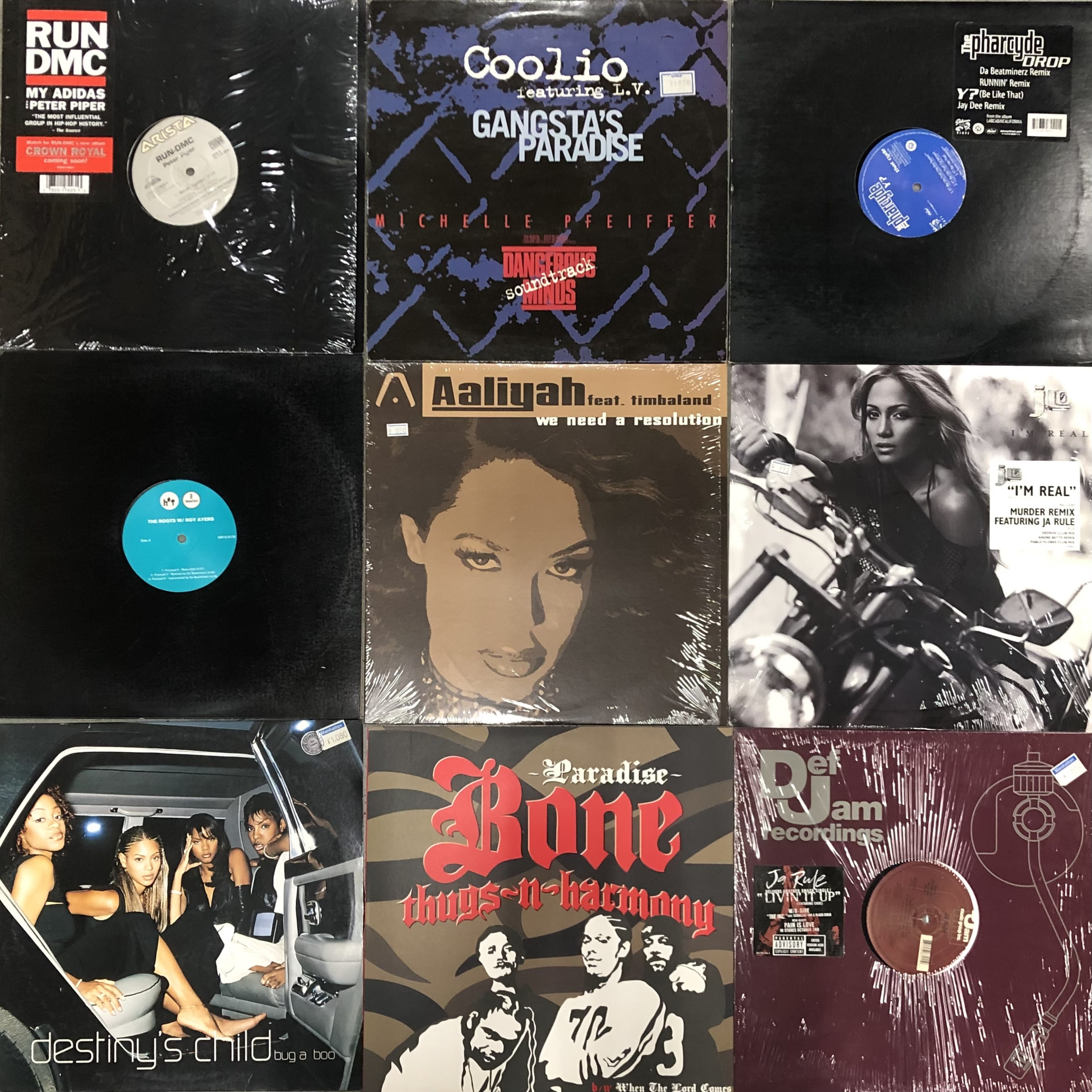 HIPHOP R＆Bレコード まとめ売り 価格入りリスト更新!!2/25(土)HIPHOP R&B 日本語ラップ中古