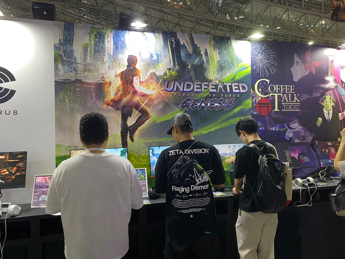 本日も大盛り上がりです!

過去のデモでは戦うことが出来なかった新エネミーとも戦闘出来ますので、ぜひ腕試しにお越しください💪

#TGS2025 #TokyoGameShow2025