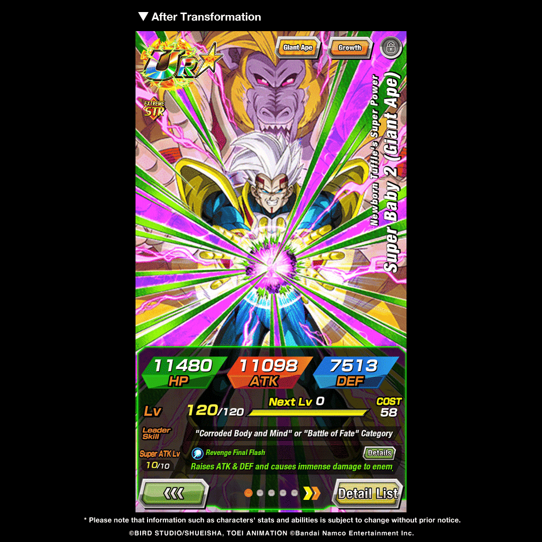 First-hand information on UR [Newborn Tuffle's Super Power] Super