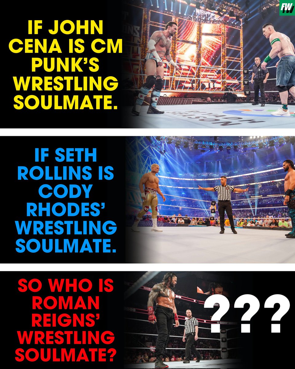 WrestleFriendly's tweet image. Who's your pick for Roman Reigns? 🤔