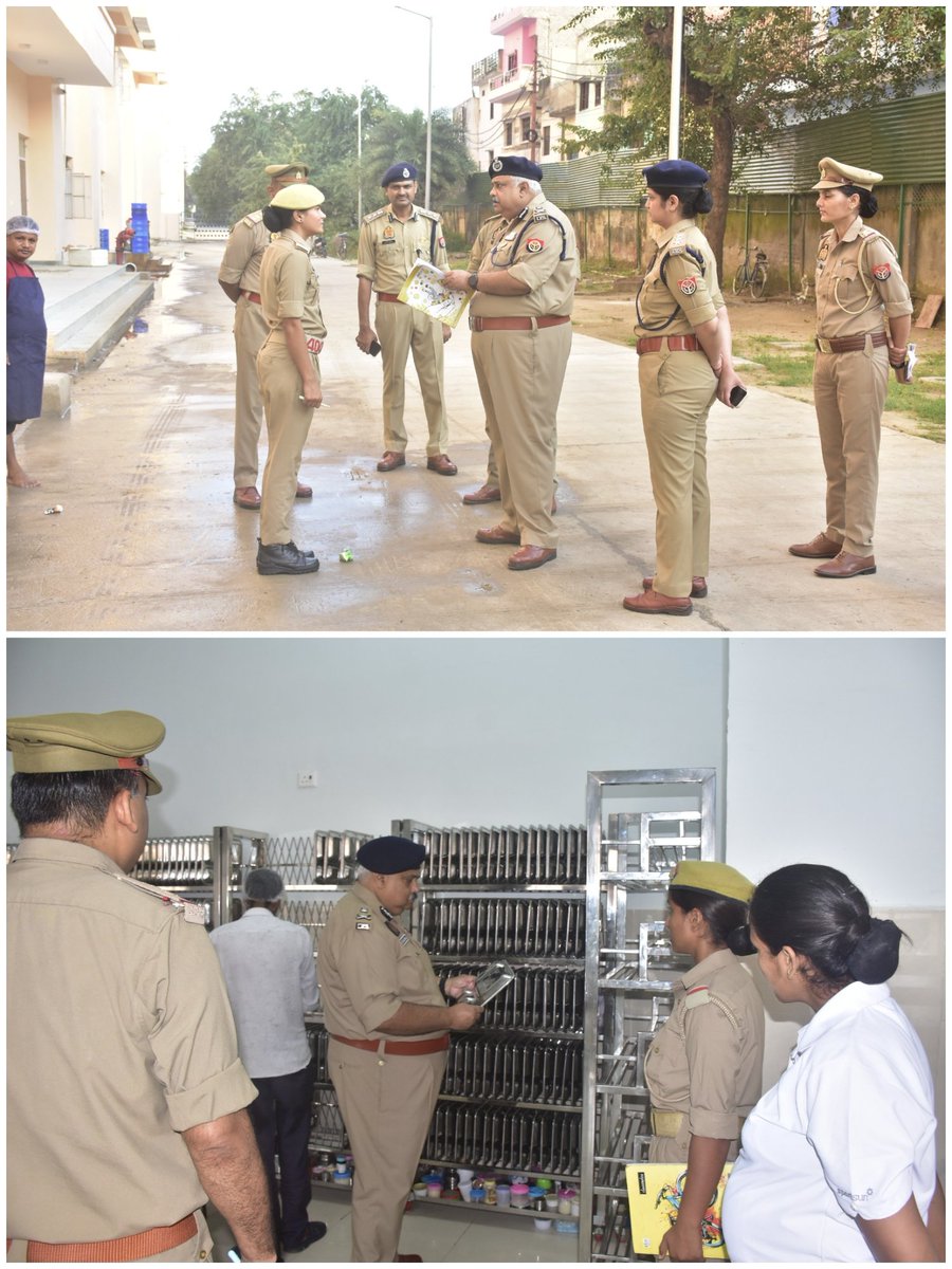 पी टी सी मुरादाबाद में शुक्रवार दिनांक 26/9/25 को, संस्था प्रमुख ने परेड के निरीक्षण के उपरांत  महिला आ.ना.पु. आधारभूत कोर्स के प्रशिक्षुओं की आवासीय व्यवस्था, क्लासरूम, कंप्यूटर लैब की स्थिति और मेस में खानपान व स्वच्छता का विस्तृत निरीक्षण किया।
<a href="/UPPoliceTrgHQ/">Training Directorate UP Police</a>