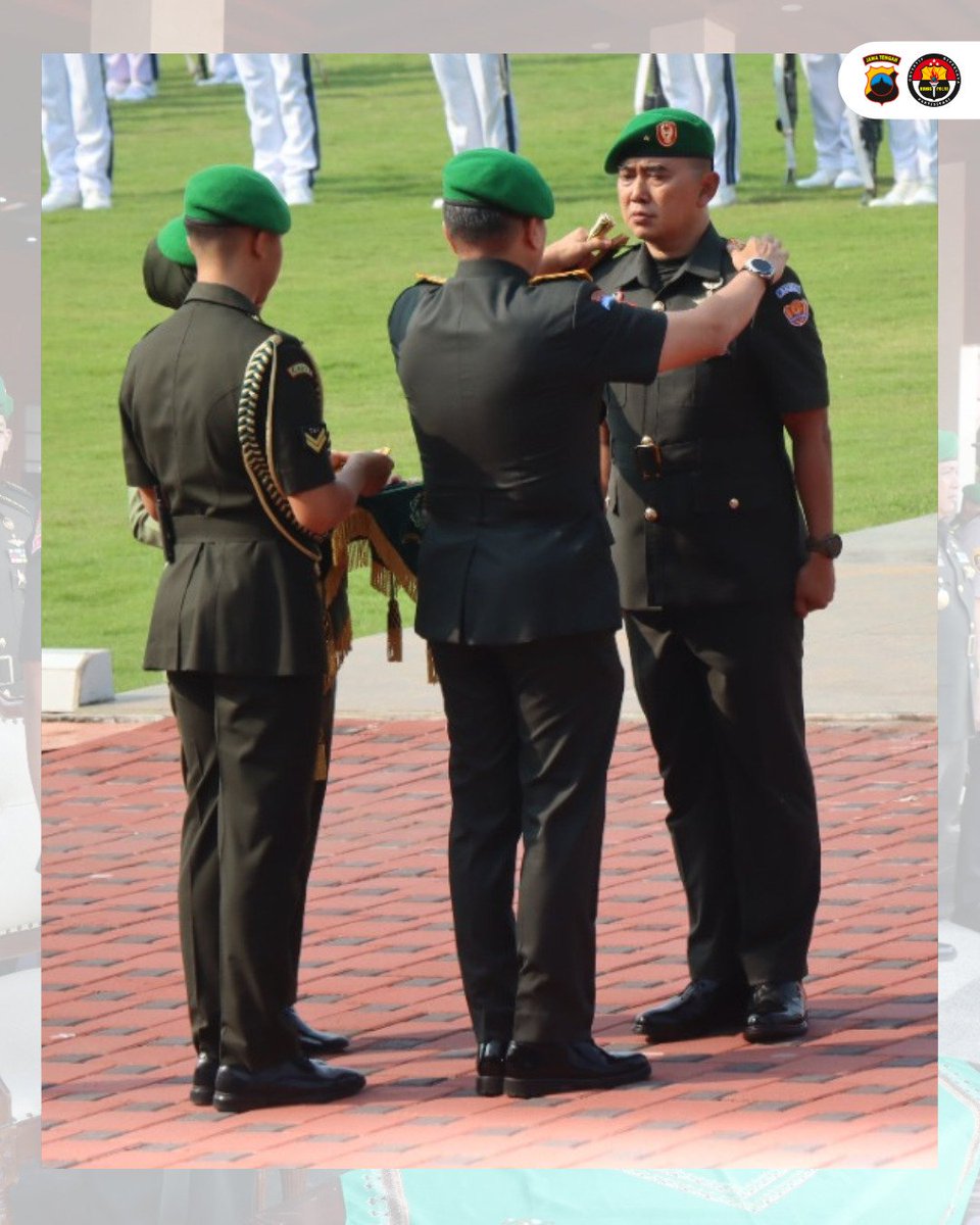 hmsresmglkota's tweet photo. Kapolres Magelang Kota, AKBP Anita Indah bersama Dandim 0705 Magelang, Letkol Inf. Afrizal Rakhman mengikuti upacara serah terima jabatan Komandan Resimen Taruna (Danmentar) Akademi Militer, Kamis (25/9/2025).
#polresmagelangkota #kodimmagelang #akademimiliter #kotamagelang https://t.co/6H7xEjJMKu