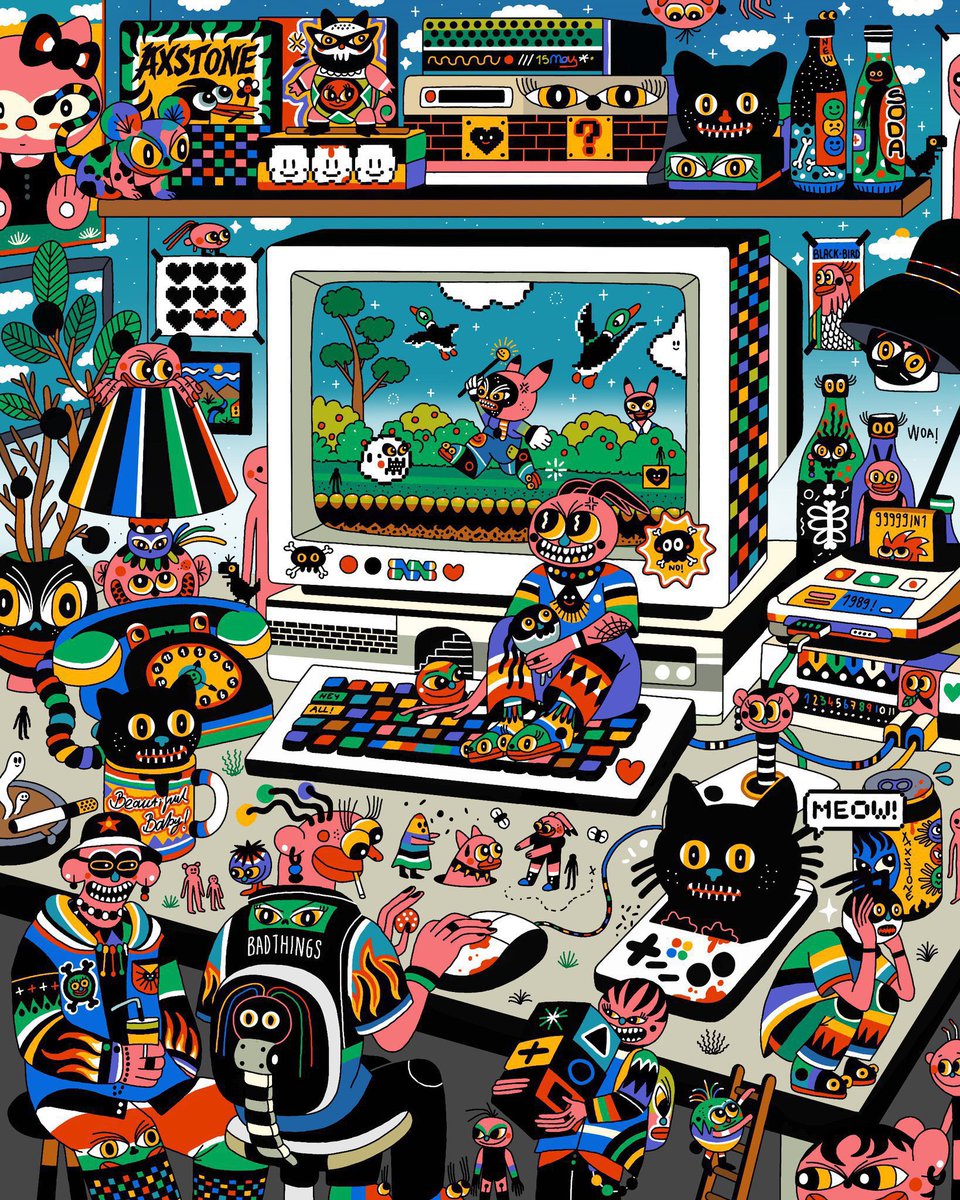 Gm!
“No Save Point” now live Superrare!