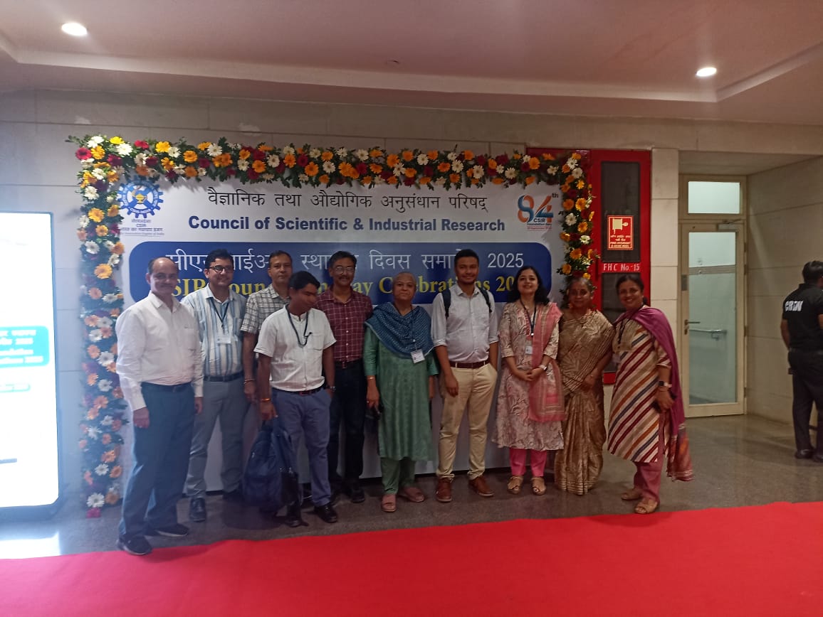 Team <a href="/IGIBSocial/">CSIR-IGIB</a> ready to join CSIR Foundation Day Celebrations 2025.

#84yearsofcsir 
<a href="/souvik_csir/">souvik</a> <a href="/CSIR_HRDG/">CSIR HRDG</a> <a href="/CSIR_HRDG/">CSIR HRDG</a>