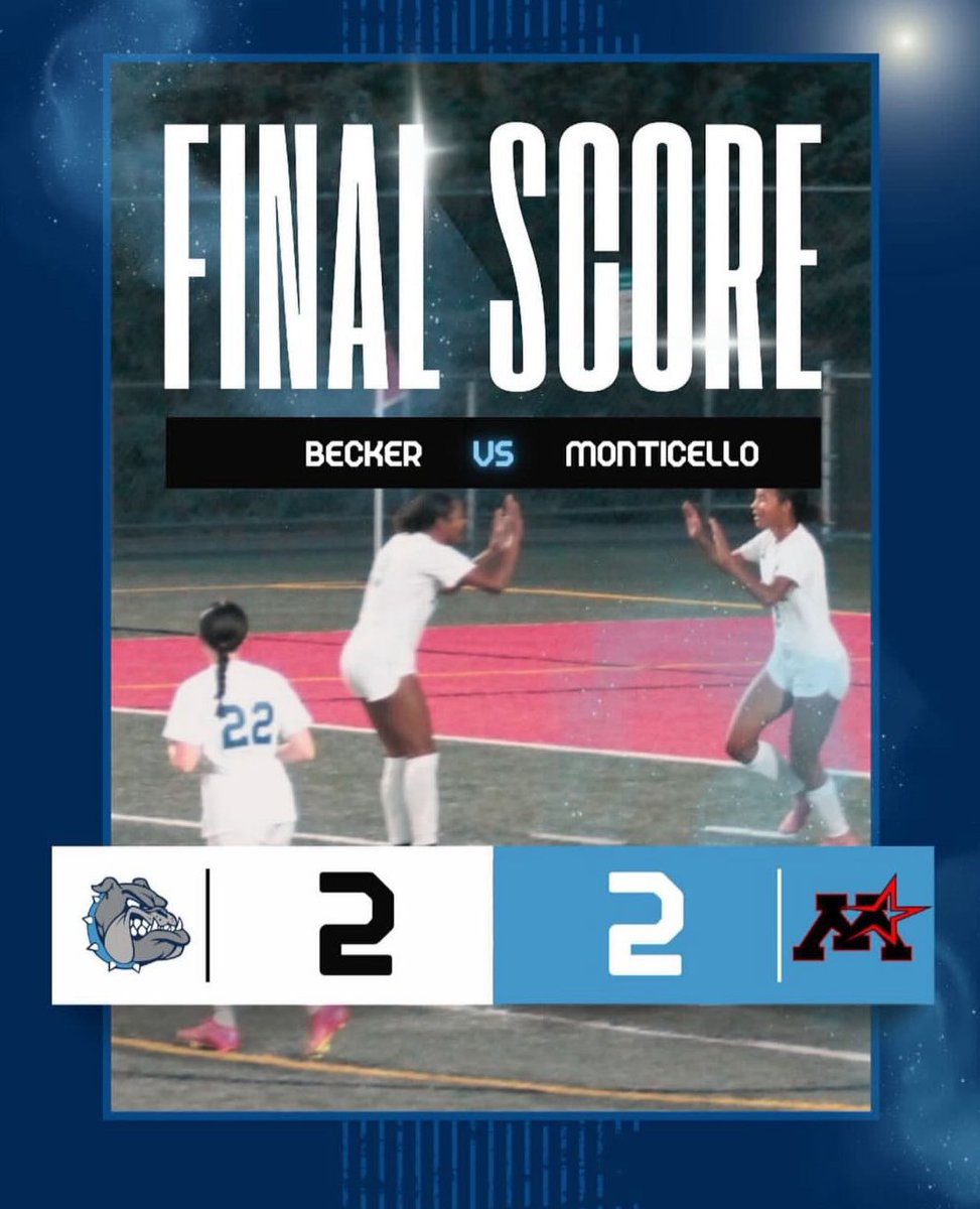 Bulldogs get a 2-2 draw vs Monti in a hard-fought physical conference matchup. The team dug deep, held strong w/ key saves &amp; relentless effort across the whole field.
1. <a href="/AndieChangamire/">Andersyn Changamire</a> (PK) 
2. Andie Changamire (<a href="/AdeleChangamire/">Adele Changamire</a> ) 
<a href="/JulianaJStach/">Juliana Stach</a> 10 saves