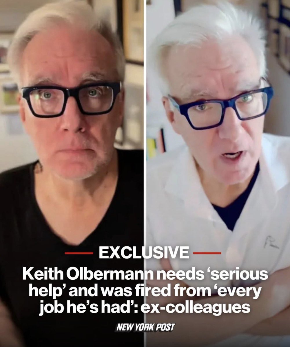 Strickfaden_'s tweet image. Even the lib newspaper known for goofy off centered reporting has issued a plea for help for Keith Olbermann. Losers lose and for him he has clearly lost his jobs and his mind in his daily rants. 

#KeithOlbermann #MediaCrisis #HelpNeeded #JobLoss #MentalHealth #DailyRants…
