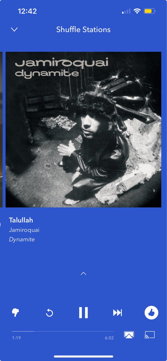 I feel like I say this every 6 months or so but everybody need to do themselves a big favor and listen to more Jamiroquai #StillSlaps <a href="/JamiroquaiHQ/">Jamiroquai</a>