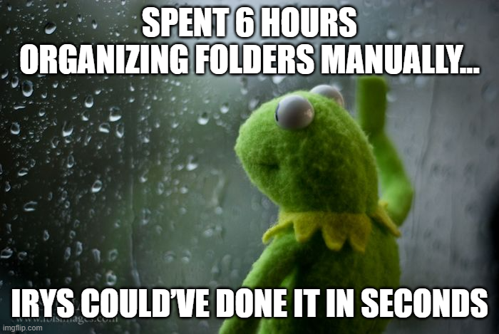 rocariedk's tweet image. Manual organization isn’t scalable.
It’s slow, error-prone, and exhausting.
IRYS automates the chaos.
That’s real efficiency.
@irys_xyz #TimeIsMoney #IRYSFixesThat #SmartWorkflow #ShouldHaveUsedIRyS