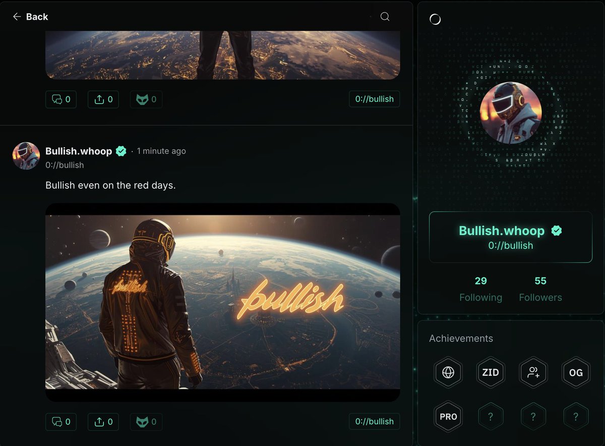 real_n3o's tweet image. ZERO is becoming the creator platform. Once AURA and Wilder World is fully connected, growth go exponential.