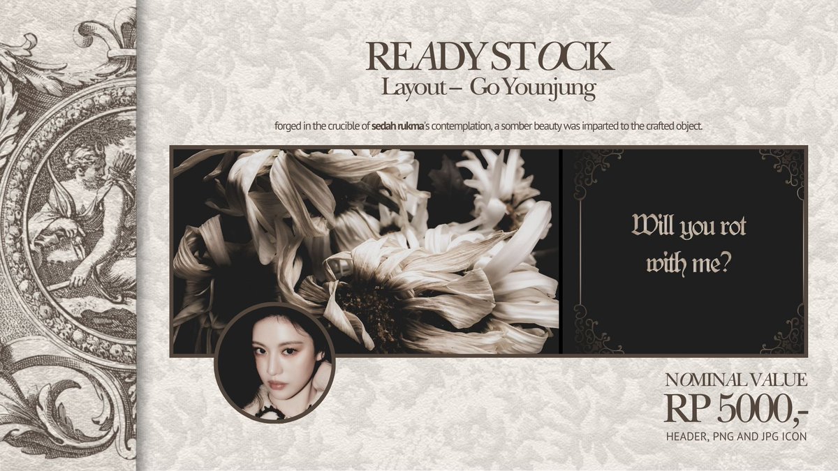 Help rt/repost? Thank you!

Ready-to-go 6 layout - Go Younjung priced at RP 5,000,-/each includes png and jpg icon. Don’t hesitate to knock my dm if you’re interested.

#zonauang #zonajajan