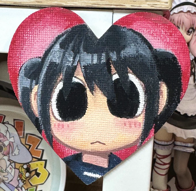 フライングタイガーのマグネットキャンバスに描いたよ