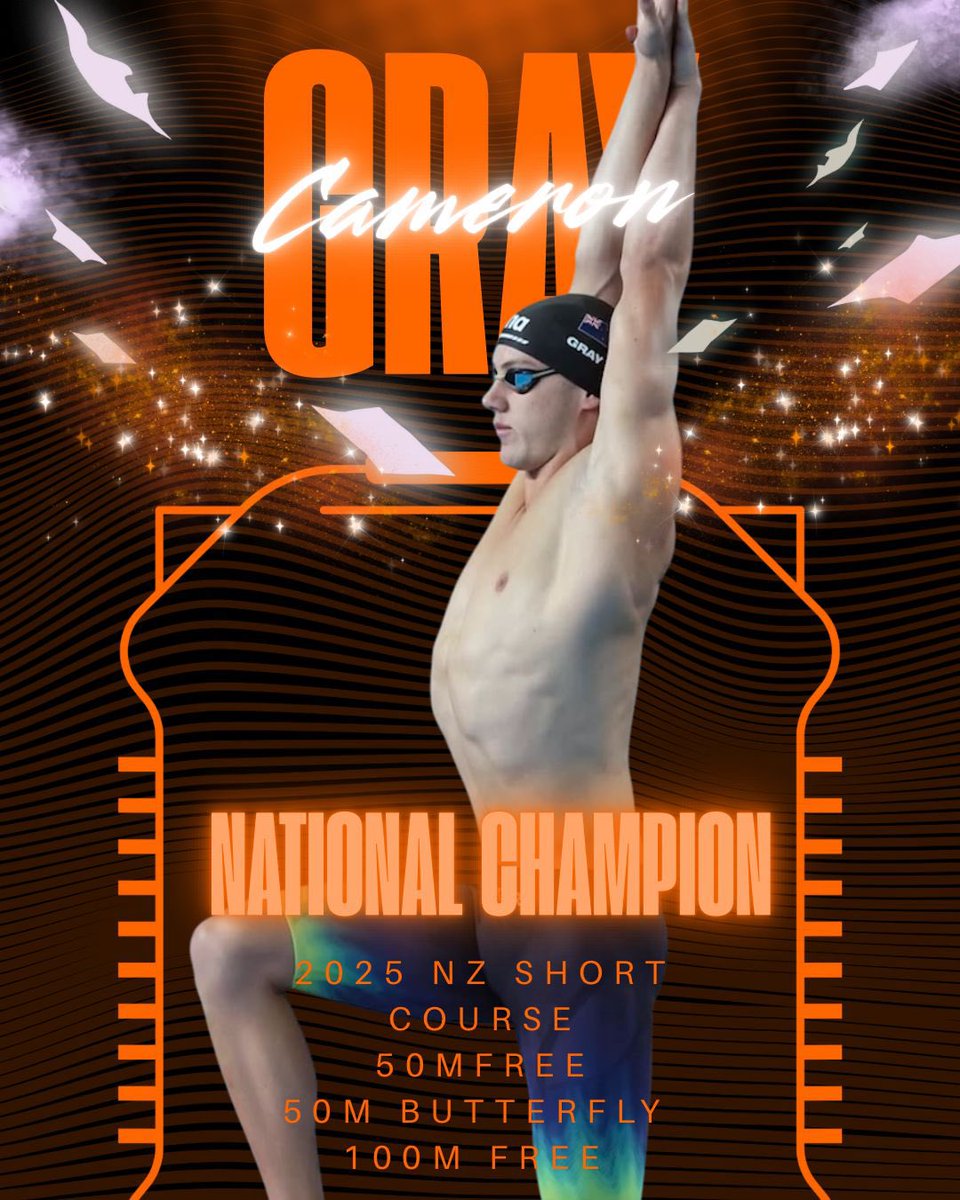 Congratulations to our very own Cameron Gray for his successes at the 2025 New Zealand Championships. A true superstar in the water! 🏊‍♂️

#nzswimming #nzswimmingchamps2025 #aotech #kingspan #aotearoanz #chinaeasternairlines #unitedswimmingclub #roadtosuccess #rwsm