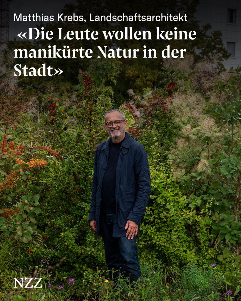 Er ist der neue Lieblingsgärtner von Firmen und Behörden. 

Matthias Krebs sagt: «Mit dieser Art von Natur hätte es vor 20 Jahren Reklamationen gegeben»

Fotos <a href="/dominicnahr/">Dominic Nahr</a> <a href="/NZZzuerich/">NZZ Zürich</a> <a href="/NZZ/">NZZ</a> 

nzz.ch/zuerich/naturn…