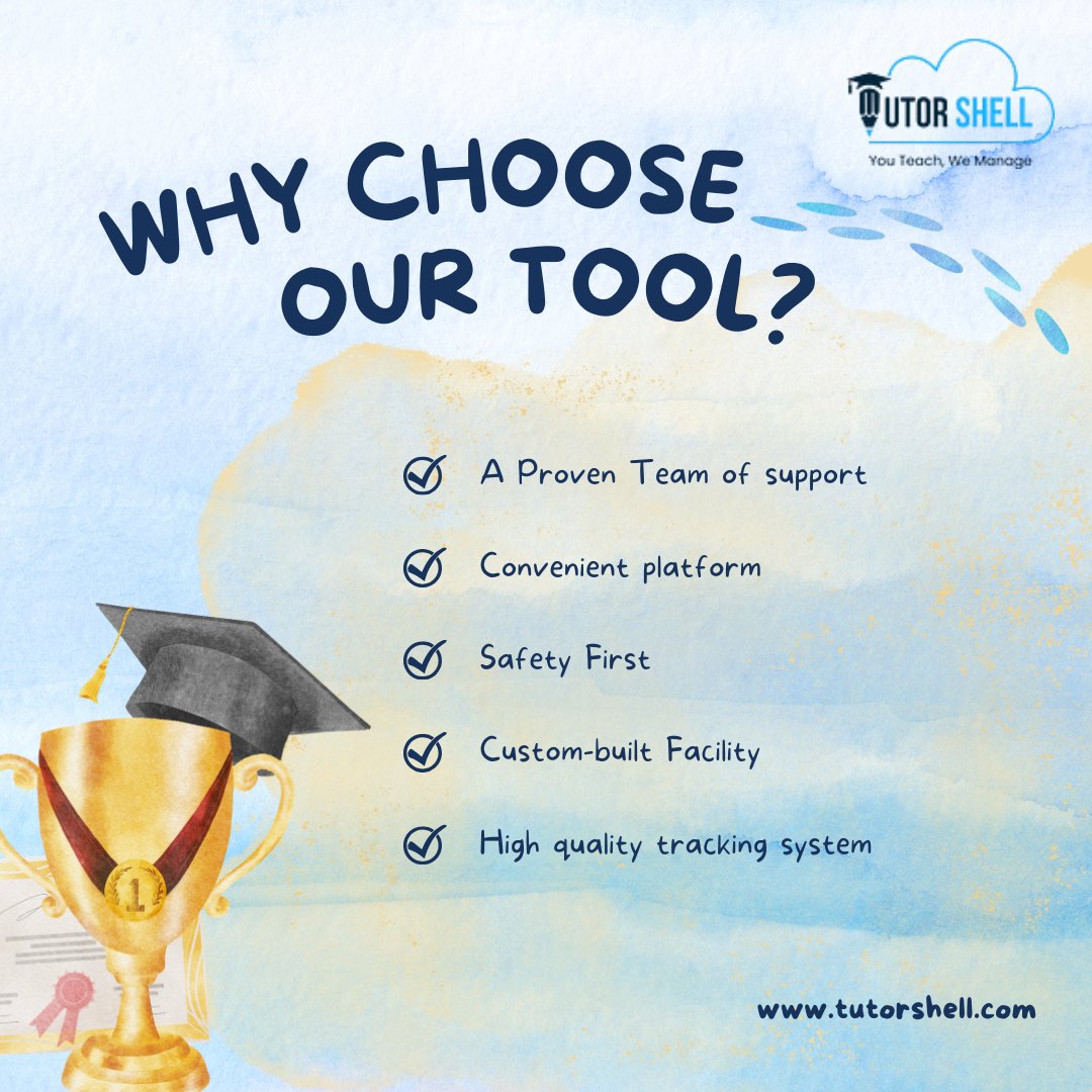 tutorshell's tweet image. 🎓 Why Choose TutorShell?
Because we go beyond just being a platform — we’re your partner in learning success.
#TutorShell #EdTechSolutions #SmartLearning #LearningMadeEasy #EducationTools #TrackYourSuccess #DigitalLearning
