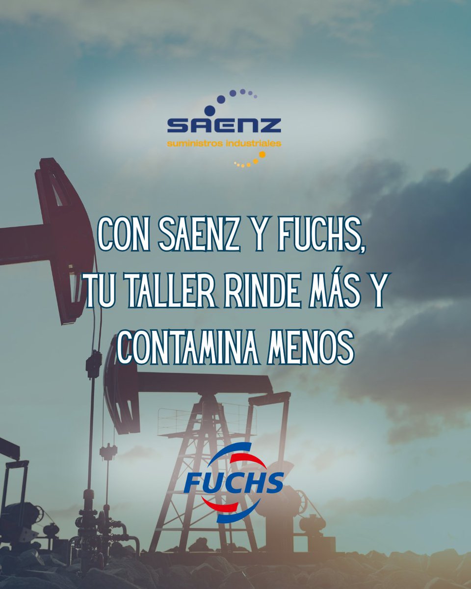 En tu taller, cada detalle cuenta. Y con FUCHS, no solo garantizas máximo rendimiento en motores y sistemas… también cuidas del medio ambiente.
Descubre cómo los lubricantes FUCHS, de la mano de Saenz, pueden ayudarte a dar un servicio más eficiente y respetuoso con el planeta.