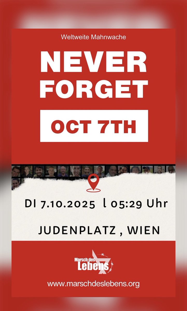 <a href="/AstridEsther1/">Astrid Esther ✝️ 🇦🇹🇮🇱🎗️</a> <a href="/BeaWeghofer/">Bea Weghofer</a> <a href="/AndreaDei8/">Andreica 🇩🇪 🇮🇱 ✡️ ✝️ 🕎🎗</a> <a href="/waldmaisterin/">Isa Lobo🎗️✡️🎗️</a> <a href="/HedwigLanger/">Hedwig Langer🇩🇪🇮🇱♀️🎗️🧡✝️</a> <a href="/JuergenSprick/">Jürgen Sprick</a> <a href="/softbonsai/">softbonsai 🎗️🧡</a> <a href="/MacBaer/">Mac Bär 🐻 🇪🇺🇩🇪🇺🇦🇮🇱🥝🏳️‍🌈</a> <a href="/TimmyMontana_23/">Dino Montana 🎗️🦖🇮🇱</a> <a href="/Isabelle85995/">Bella Bookworm</a> <a href="/bellarocca21/">bellarocca2</a> <a href="/Marc_4_Liberty/">Marc 4 Liberty✡️🟠🗽🕊️</a> <a href="/PreislerKa/">Karoline Preisler</a> <a href="/ClaudiaPadding/">Claudia Paddington 🇺🇦🇮🇱</a> <a href="/tinkerbellsway/">Zoe Fox ♄⛧✡️</a> <a href="/AnnNna_Ha/">Ann Ha</a> <a href="/HeisenbergOscar/">Oscar & תומס Heisenberg 🇮🇱🎗️🇺🇦🇪🇺🇸🇪🇩🇪</a> <a href="/JulesWarDa/">Julien🎗️</a> <a href="/in_diesem_sinn/">InDiesemSinn TrustedFraggle🦖🩶👚 🇮🇱S/T/F/U/KPSS</a> <a href="/Facet40457435/">🎗Exil deNousSommesTous Israël🗽♂🚻🕊(told/you/so)</a> <a href="/Karo7100/">Karo</a> Am 7.10.2025 ist der erste Tag von Sukkot ❤️‍🩹💝🙏
Daher ist die offizielle Erinnerung an 7/10💔 am 5.10. 2025 - bitte dabei sein! 
Und: wir lesen die Namen aller Opfer und Geiseln am Morgen des 7/10 🥹 Herzliche Einladung gemeinsam zu stehen und zu erinnern 💔❤️‍🩹🇮🇱❤️‍🩹🙏👇