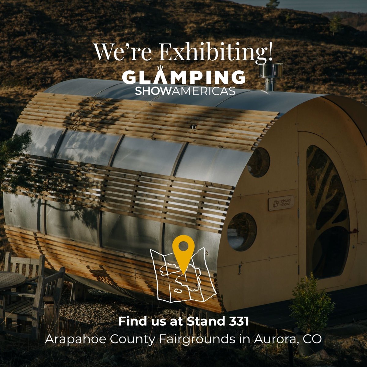 TreeTents's tweet image. 🌎✈️ We’re heading back to Colorado, USA for @glampingshowusa on September 30th and it’s only a few days away! 🌟

💡 Find us at Booth 331
✨ Chat through your big ideas
🎁 Enter to WIN amazing prizes while you’re there!

#GlampingShowUSA #TreeTents #EcoTourism #GlampingBusiness