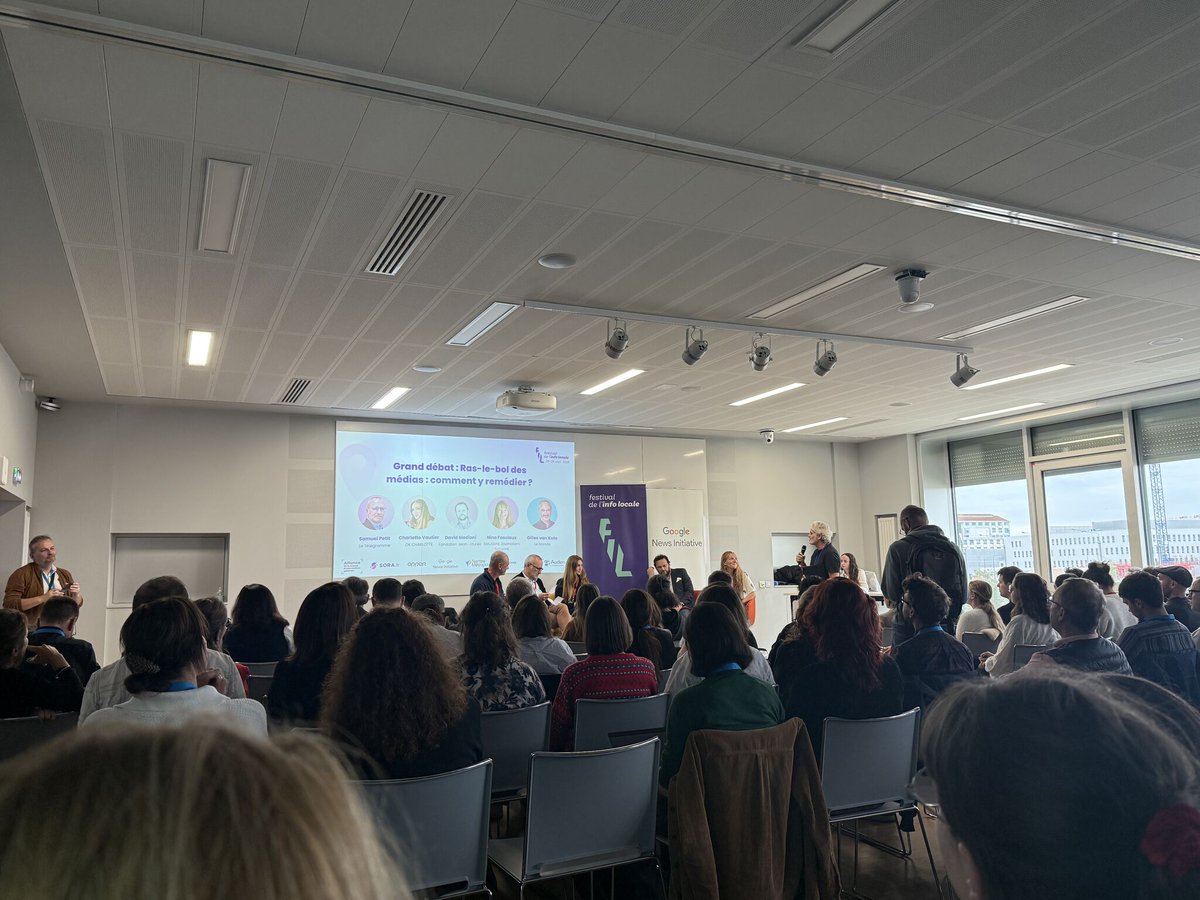 Lab_Sense's tweet image. Ce jeudi 25 et vendredi 26 septembre, LabSense est au @FILinfolocale ! Un grand merci aux organisateurs pour cet événement de qualité, et à tous les participants pour ces deux journées riches en discussions sur les grandes tendances qui façonnent l'avenir des #médias. 🤝