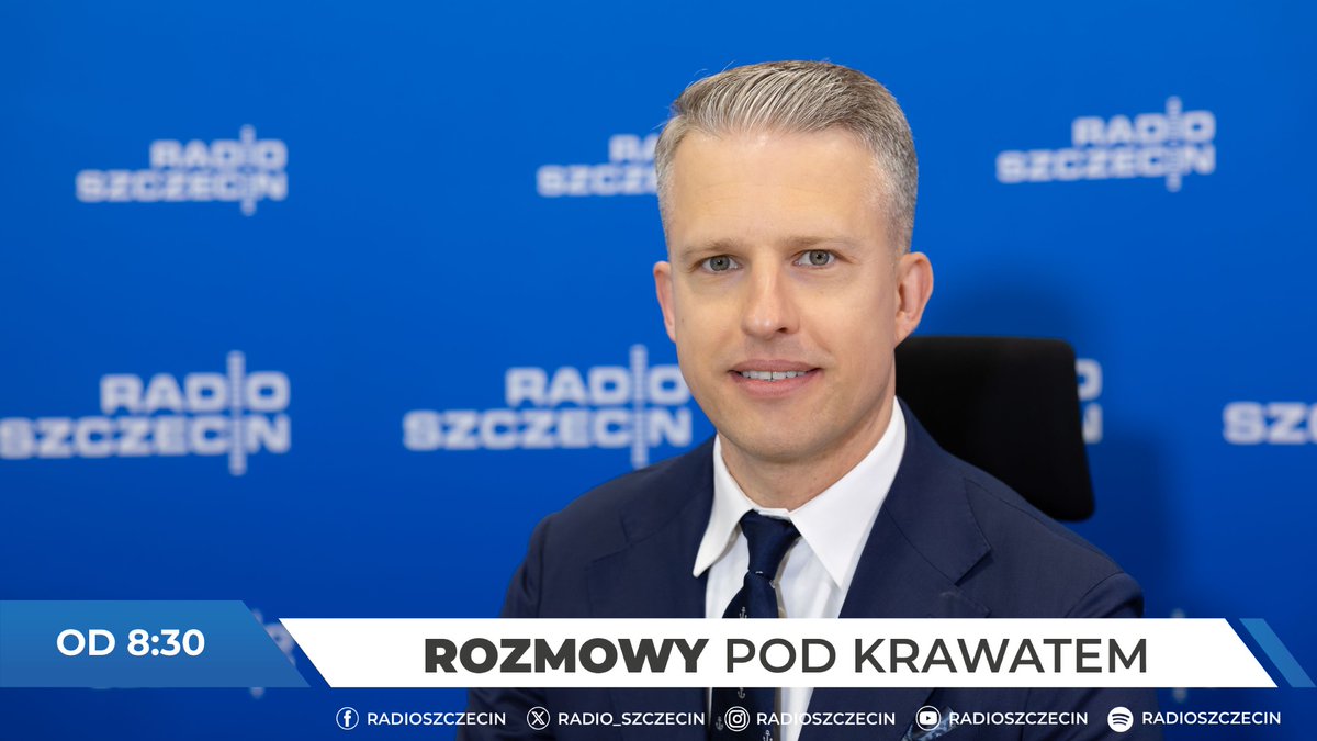 radio_szczecin's tweet image. Zaproszenie Elżbiety Bieleckiej do &quot;Rozmowy pod krawatem&quot; w poniedziałek o godz. 8.30 przyjął wiceminister infrastruktury Arkadiusz Marchewka.

@A_Marchewka #Szczecin #Marchewka #RadioSzczecin #ArkadiuszMarchewka