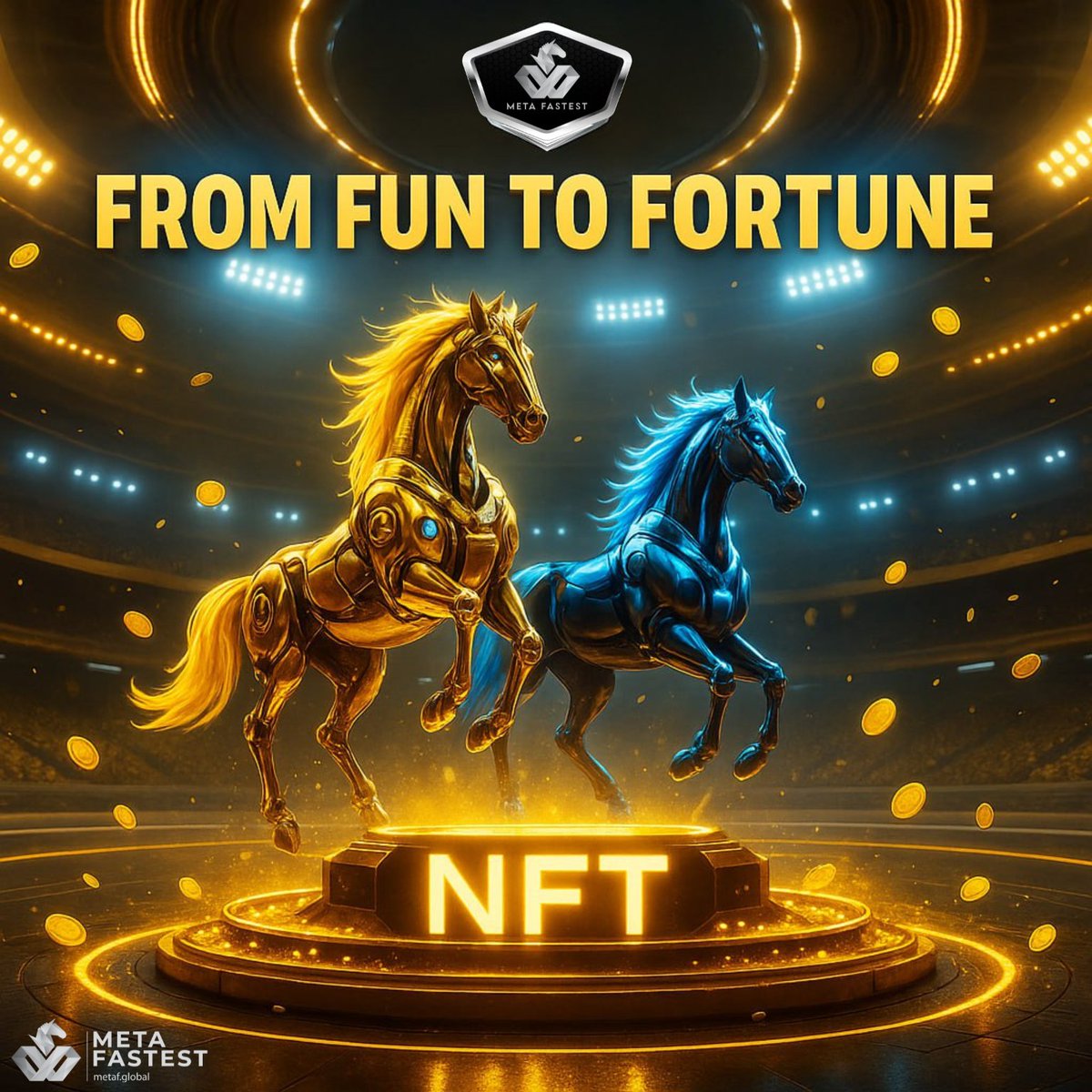 MetaFastest's tweet image. Legendary horses, epic races, limitless rewards.
Welcome to MetaFastest, where the Metaverse comes alive. metaf.global
#MetaFastest #GameFiEcosystem #CryptoGaming #MetaverseFun #NFTAssets #BlockchainFuture