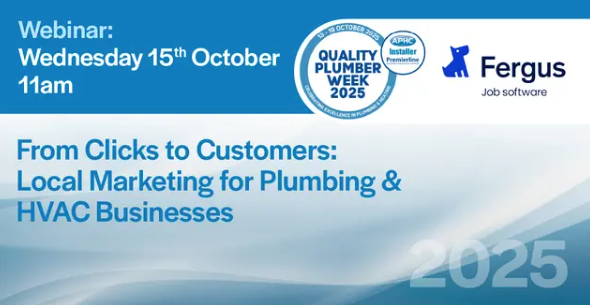 Free Webinar 2: From Clicks to Customers: Local Marketing for Plumbing &amp; HVAC Businesses 

📅Wednesday 15 October, 11am - <a href="/FergusApp/">Fergus</a> 

Designed to help plumbing and HVAC businesses attract more local customers through smart digital marketing. 

Register: zurl.co/C2Bgr