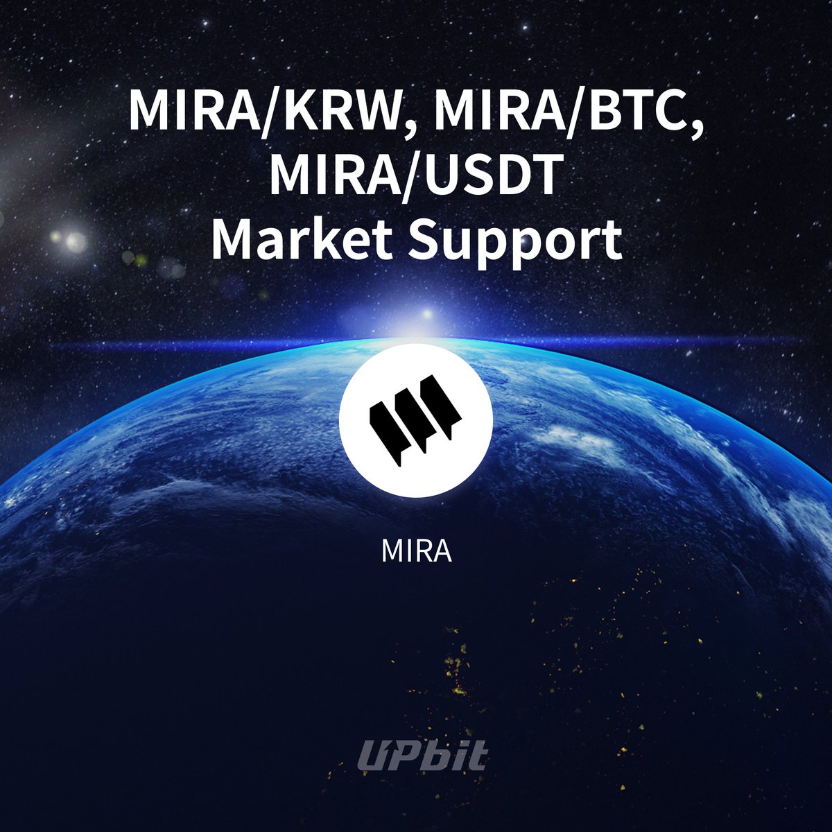 신규 디지털 자산 미라네트워크(MIRA) 거래지원 안내

✅ 지원 마켓: KRW, BTC, USDT 마켓
📅 거래지원 개시 시점 : 2025-09-26 22:00 KST 예정 

🔗공지 바로가기: upbit.com/service_center… 

#Upbit #MIRA 
<a href="/Mira_Network/">Mira</a>