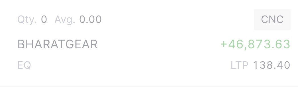 Niteish_14's tweet image. Iss market mein bhi agar kuch chala hai to ##BharatGear 

Booked today&apos;s position 🐳

Holding in another account with TSL

For the next week carrying #PremierExplosives (Short term position)