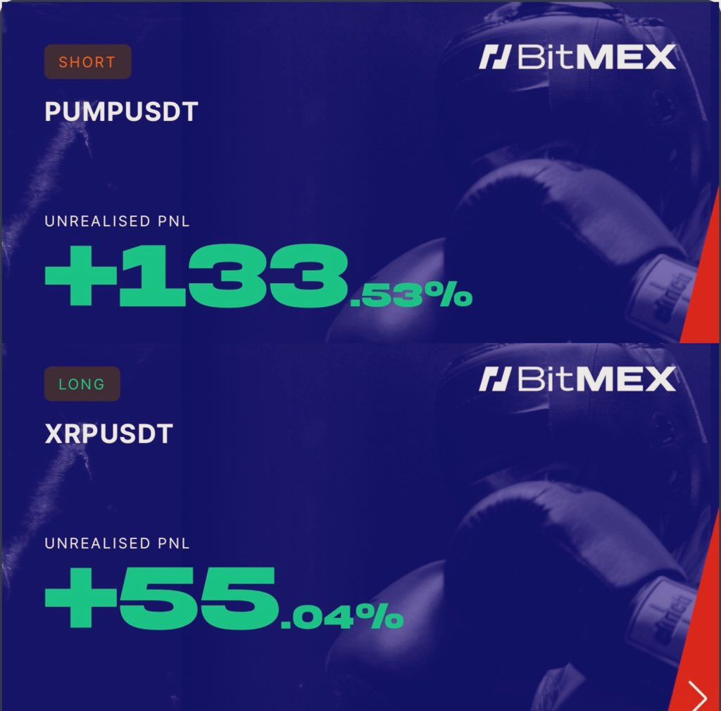 StalkersCrypto's tweet image. 𝐇𝐚𝐩𝐩𝐲 𝐅𝐫𝐢𝐝𝐚𝐲 𝐋𝐞𝐠𝐞𝐧𝐝𝐬

Want to see how I&apos;m trading crypto? 
I&apos;m on Bitmex Copy Trading! I&apos;ll be sharing trade recaps and more. 

Let&apos;s make some profit together! 

Follow my lead here:
bitmex.com/app/copy-tradi…

#CryptoTrading #Bitmex #BTC #DeFi #Investment