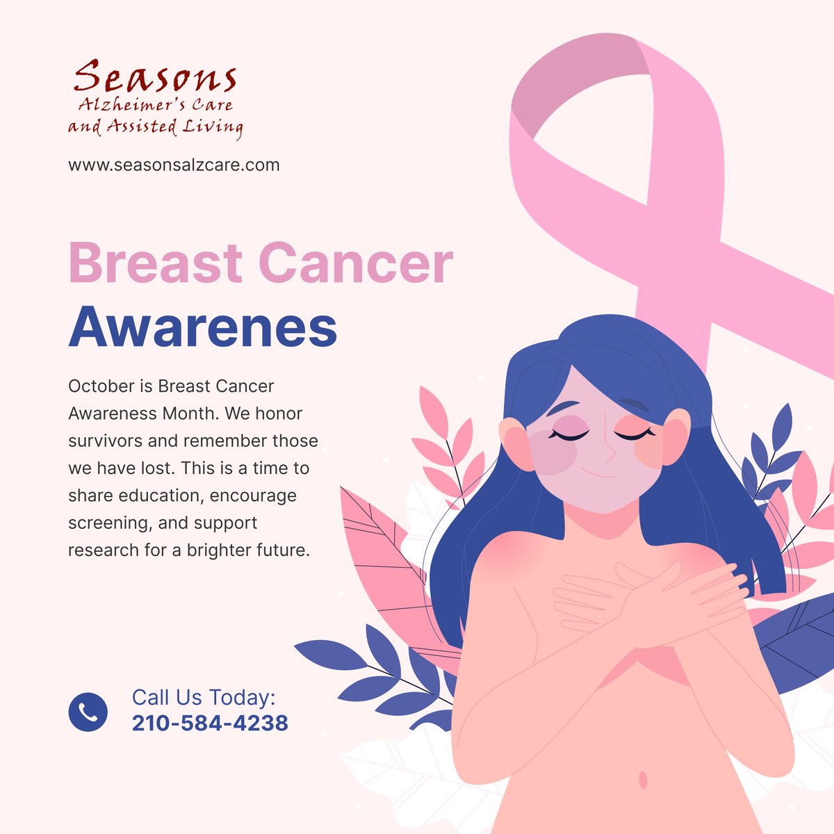 seasonsalz's tweet image. Breast Cancer Awareness Month is a reminder to prioritize regular screenings and education. 🎀 

Together, we can inspire hope and spread awareness. 🌸

#BreastCancerAwareness #HopeAndStrength #ScreeningMatters #EarlyDetection #ThinkPink