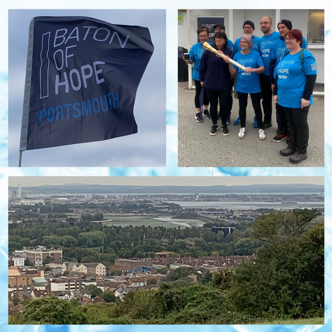 _AwarenessKey's tweet image. Fantastic to be part of Baton of Hope Portsmouth start this morning at Portsdown Hill this morning. If you are in Portsmouth today go and support, the route is online #batonofhope #portsmouth #raisingawareness