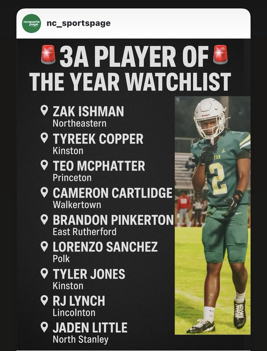 Tcopper10's tweet photo. Kinston is in the building @Reekman_10 @tyler_jones3_ https://t.co/VeaX9ghgmg