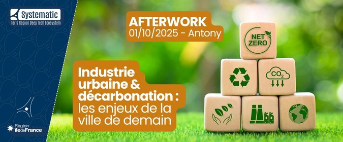 Pole_Systematic's tweet image. Afterwork avec @VilleAntony &amp;amp; @Pole_Systematic 
🗓️le 1er octobre 17h30-20h 

Avec la participation de
📍 twiinit.com, 
📍upandcharge.com, 
📍dessia.io ...

Participation gratuite sur inscription : my.weezevent.com/industrie-urba…