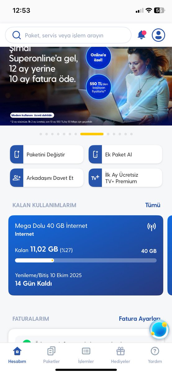 16 günde 30 gb nasıl biter ?
#turkcell