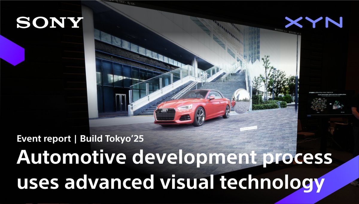 🎉 Build: Tokyo ’25 for Automotive | Exhibition Report
At the event organized by Epic Games Japan, XYN, together with Sony PCL <a href="/SonyPCL/">Sony PCL Inc.</a>  , showcased automotive design simulations using the XYN Spatial capture solution (Prototype) and the Spatial Reality Display.

✅ Experience