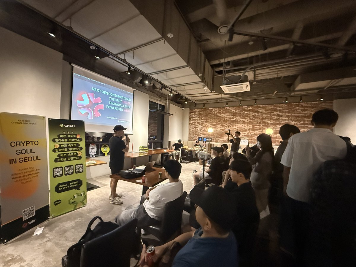 Thank you for everyone's enthusiasm, to the Korean friends of <a href="/Tabichain/">Tabi 💢</a> <a href="/gmgnai/">GMGN.Ai</a> ❤️

여러분의 열정 감사합니다, tabi와 gmgn의 한국 친구들❤️