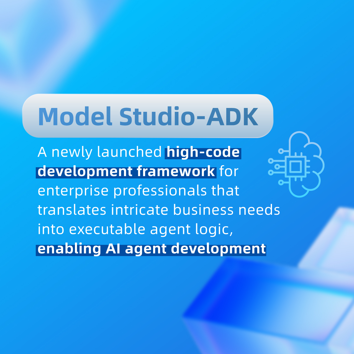 AlibabaGroup's tweet image. New tools, faster agents! With 800K+ agents created on Model Studio, the platform has just dropped a high-code development framework, Model Studio-ADK, unveiled at Apsara 2025! Now with access to over 200 industry-leading models, including Qwen and Wan models, developers can…
