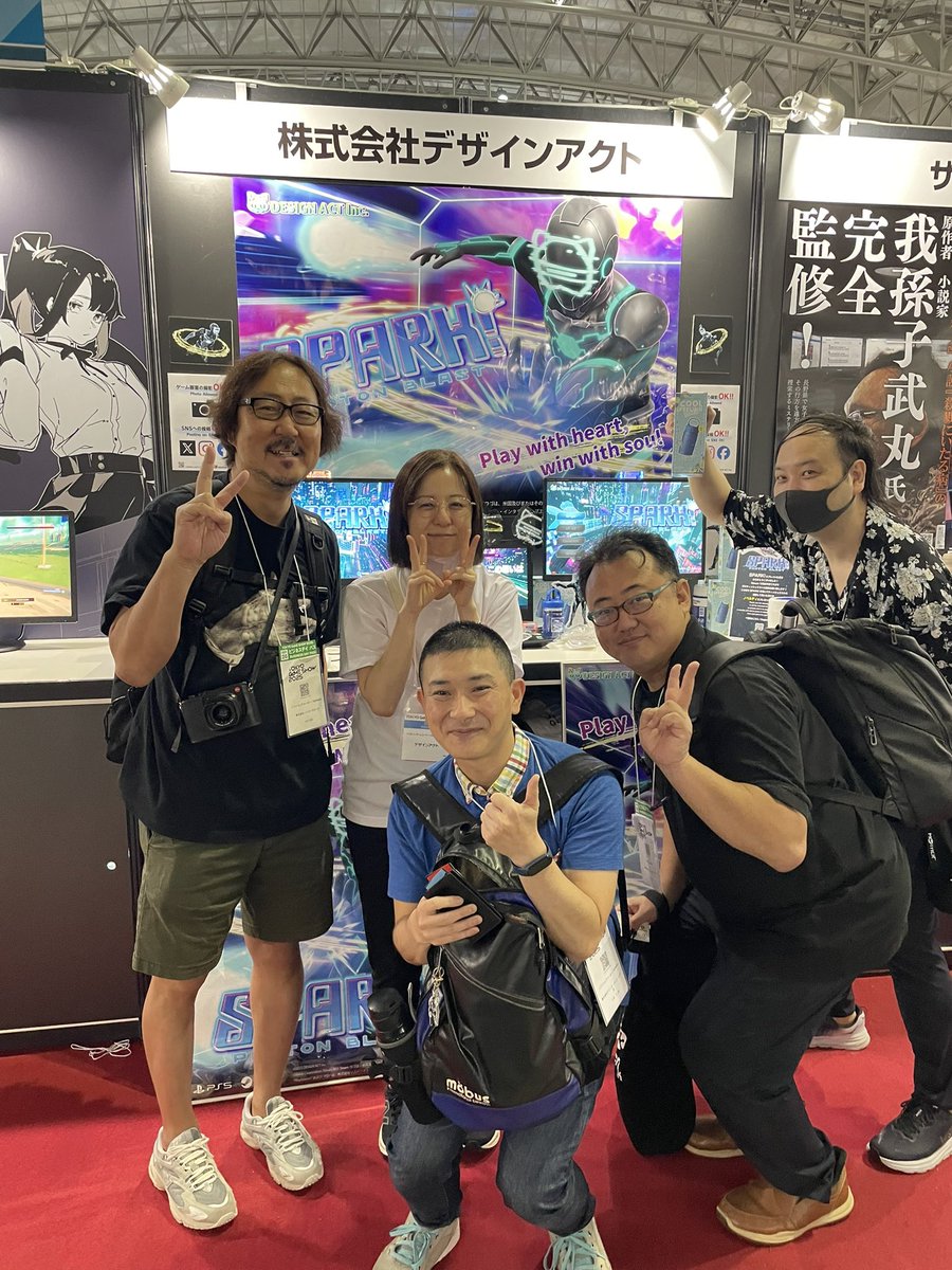 pandax818's tweet photo. 東京ゲームショウ2025ビジネスデイ無事終了しましたをたくさんのご来場誠にありがとうございました!明日から一般デイとなります。皆様のご来場お待ちしております。
#SPARK!
#DESIGNACT
#game https://t.co/luk8ED787D