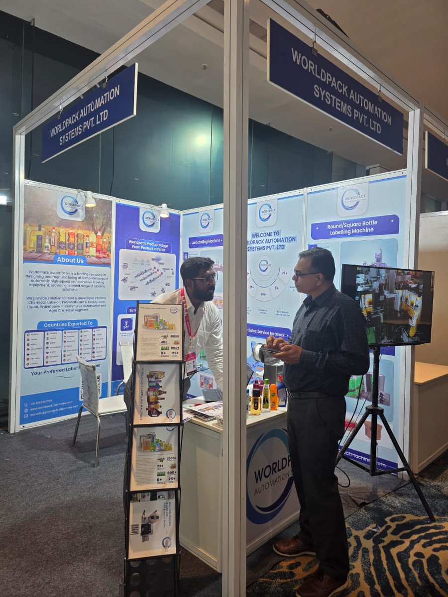 Thank you to everyone who visited <a href="/WORLDPACKSYSTEM/">Worldpack Automation Systems Pvt Ltd</a> Stall  at #GloboilIndia2025 🙏

Your support made this event a big success! 🚀
Excited to keep innovating &amp; building the future of automation.

#WorldpackAutomation #Innovation #labellingmachine