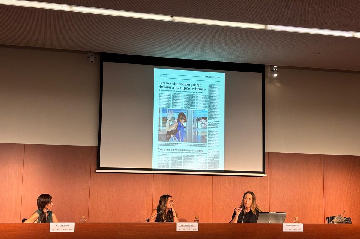 Quina evolució ha tingut el tractament de les violències masclistes per part dels mitjans de comunicació?

En marxa la tercera taula del dia amb la participació de les periodistes <a href="/maykanavarro/">Mayka Navarro 🐾🐕🐕 🐾</a> i <a href="/laLaiaMestre/">laiamestre</a>