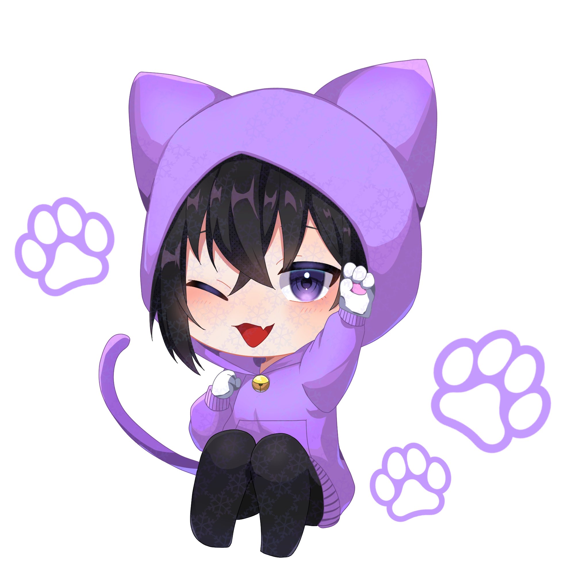 絵画。原画手描き【雪が降る冬、かわいい犬と猫の楽しい写真記念】 雪 on X: 