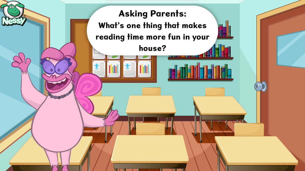 NessyLearning's tweet image. Parents, we want to hear from YOU 

What’s one thing that makes reading time more fun in your house?
Share your advice in the comments; your tip might help another family! 💙

#NessyLearning #ParentingTips #HomeworkHelp #DyslexiaSupport #ReadingHelp #LearningMadeFun