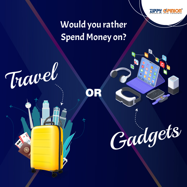Some people love collecting memories✈️📸, others love collecting tech 📱💻.

If you had to pick just one, where would your money go, chasing adventures or upgrading your gadgets 🤔 ? 
Tell us in the comments 👇

#ZippyOpinion #PaidOnlineSurveys #EarnRewards #AvidOpinionApp
