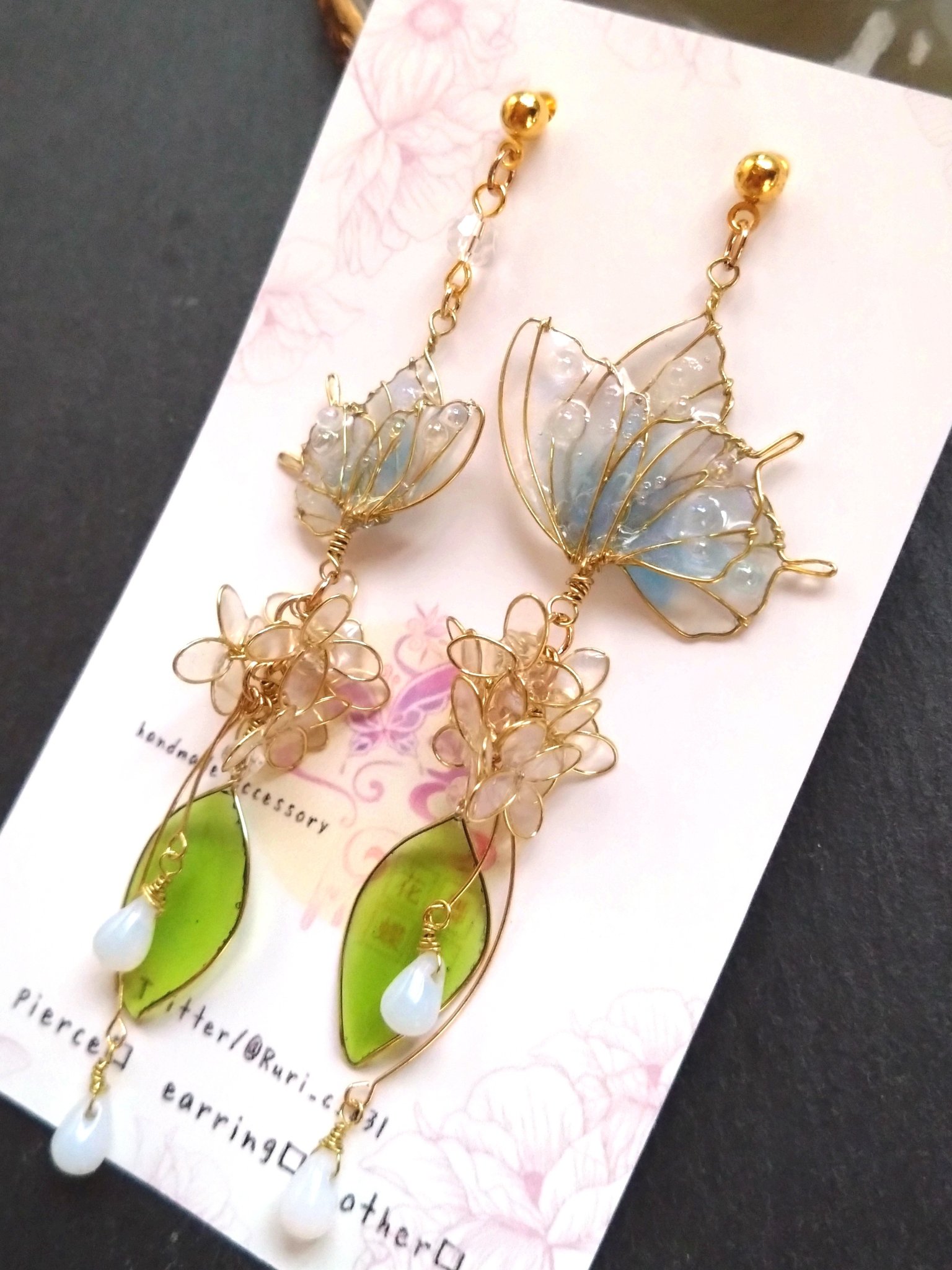 花舞蝶々＊wire accessory on X: 