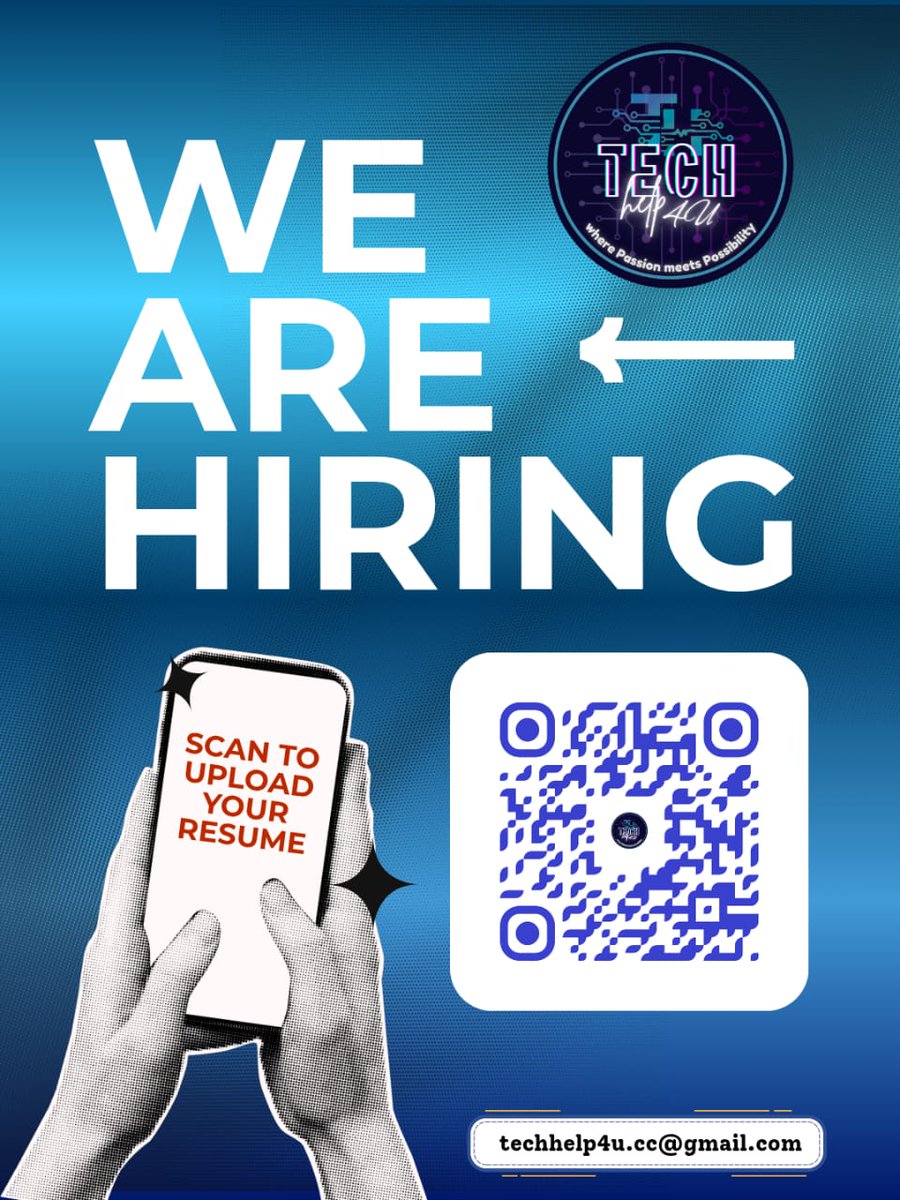 TECH_help4U's tweet image. 🚀 We’re Expanding!

Join TECHhelp4U Core Team 2025 ✨
Roles in Tech, Creatives, Events, Marketing &amp;amp; more!

📍 Students | Pan-India | Online
📝 Apply: [docs.google.com/forms/d/e/1FAI…]

Be the face behind India’s leading student-run tech community 💡

#TECHhelp4U #Recruitment2025