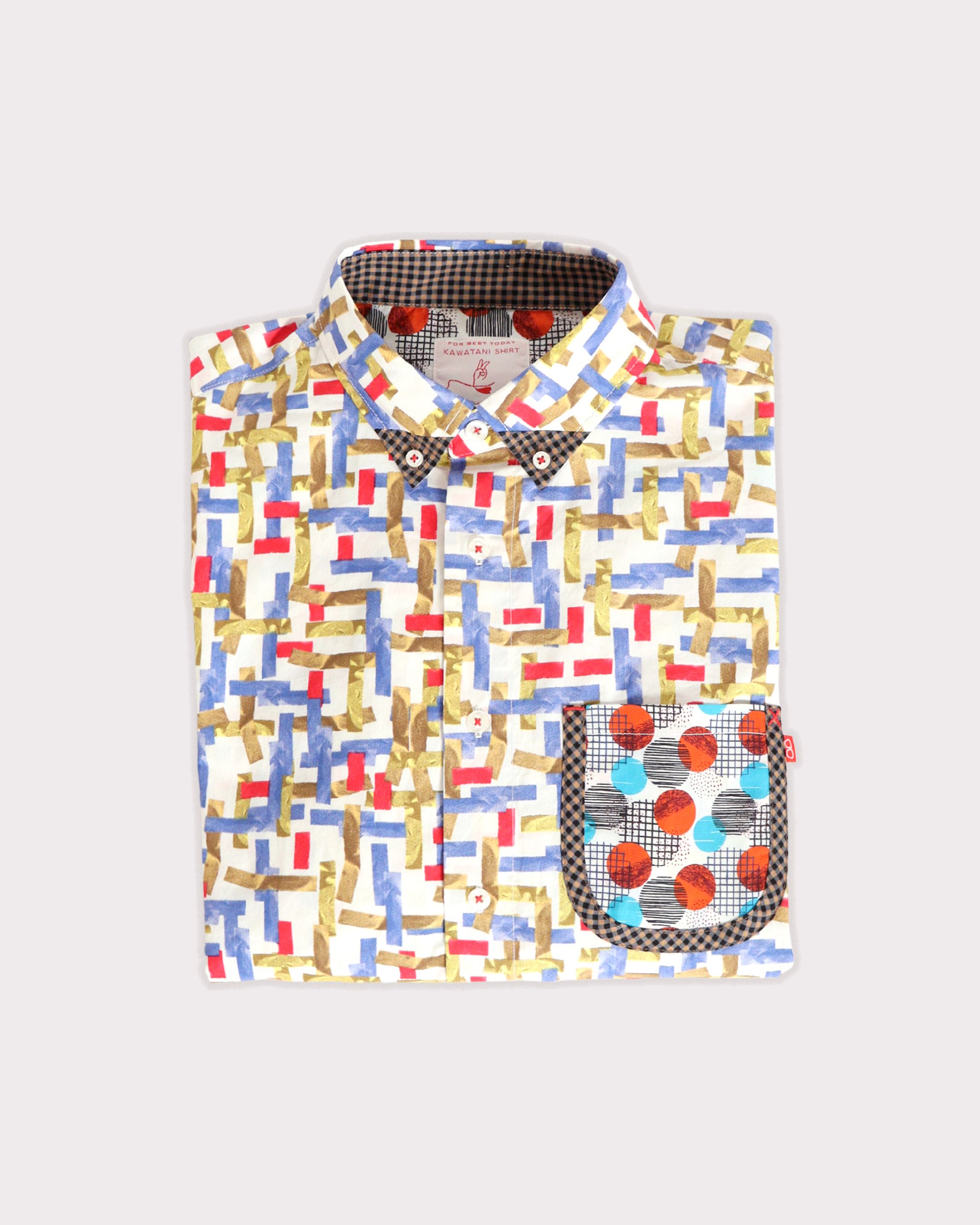 【レア】KAWATANI SHIRT 河谷シャツ シャツワンピース インデックス 河谷シャツ ワンピース ほぼ未使用 - メルカリ
