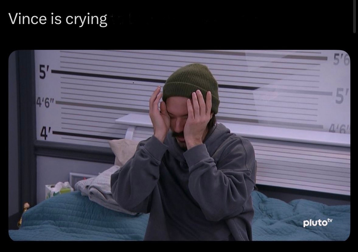 sloproast's tweet photo. Morgan deserves the 750k just in reimbursement fees for being Vince's life coach, therapist, chef etc #BB27 https://t.co/RDpYuuDQa8