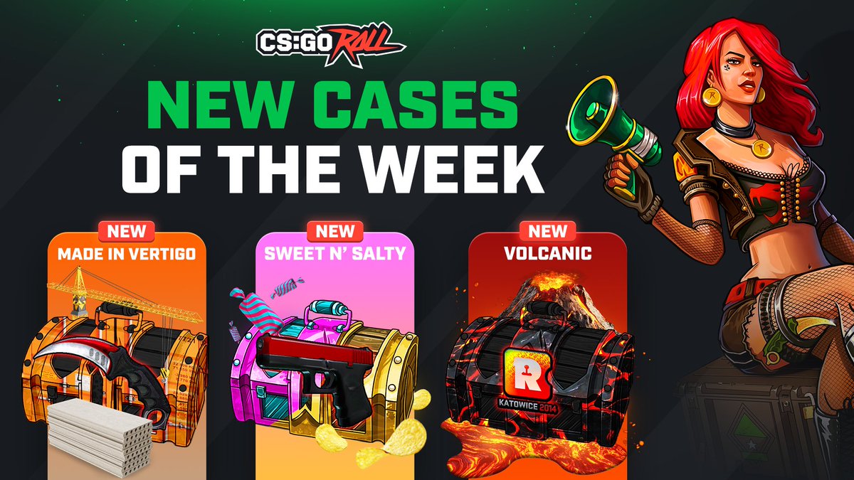 This week's cases are now live! Let me know which one is your favorite! 👀

Drop your CSGORoll ID and repost for a chance to get some balance!🪙