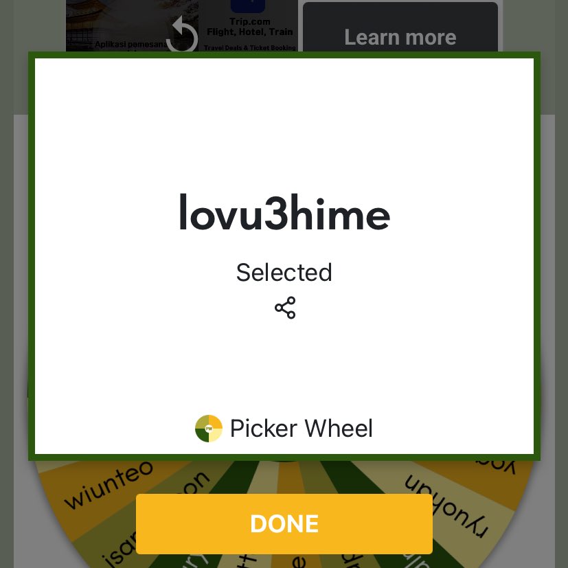 selamat, <a href="/lovu3hime/">miffy 𖦹</a>! 🎉
silahkan claim slotnya ke DM aku ya. aku tunggu 1x24 jam. terima kasih! <3