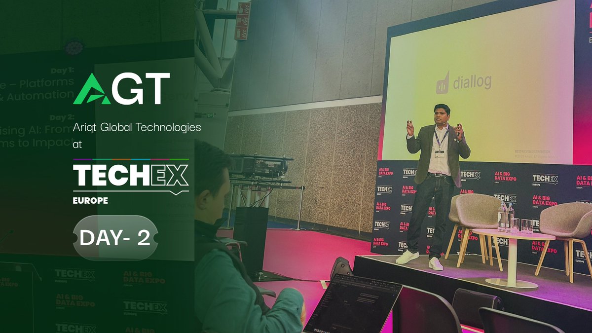 AriqtGlobalTech's tweet image. Exciting moment at #TechExEurope!
Our CEO Rupesh Kumar spoke at #AIDataExpo Amsterdam on shifting from experimental AI to sustainable AI-first models—powered by quality data, collaboration &amp;amp; clear impact strategies.

@rupeshwitter 

#AGT #EnterpriseAI #AIStrategy
